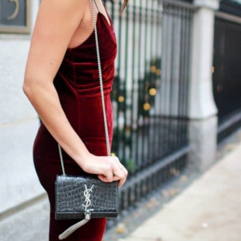 Akira Maroon MiniDress